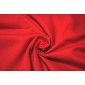 10cm Baumwollstoff uni (Standardqualität) rot (Grundpreis € 8,00/m)